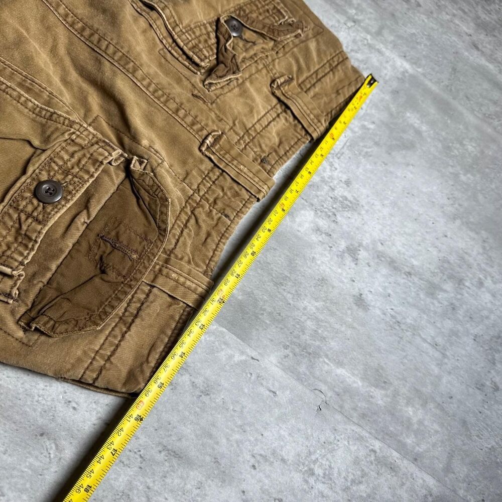Hollister-co Men's Tan and Brown Shorts - Picture 6 of 7